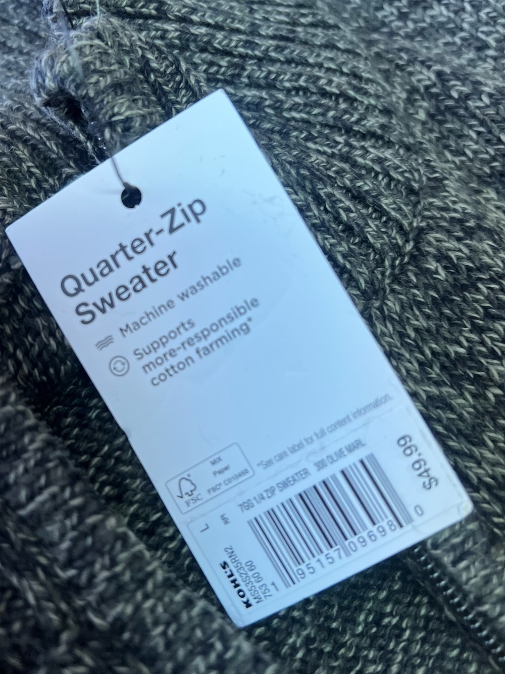 NEW SONOMA MENS sweater size: L - Picture 5 of 5